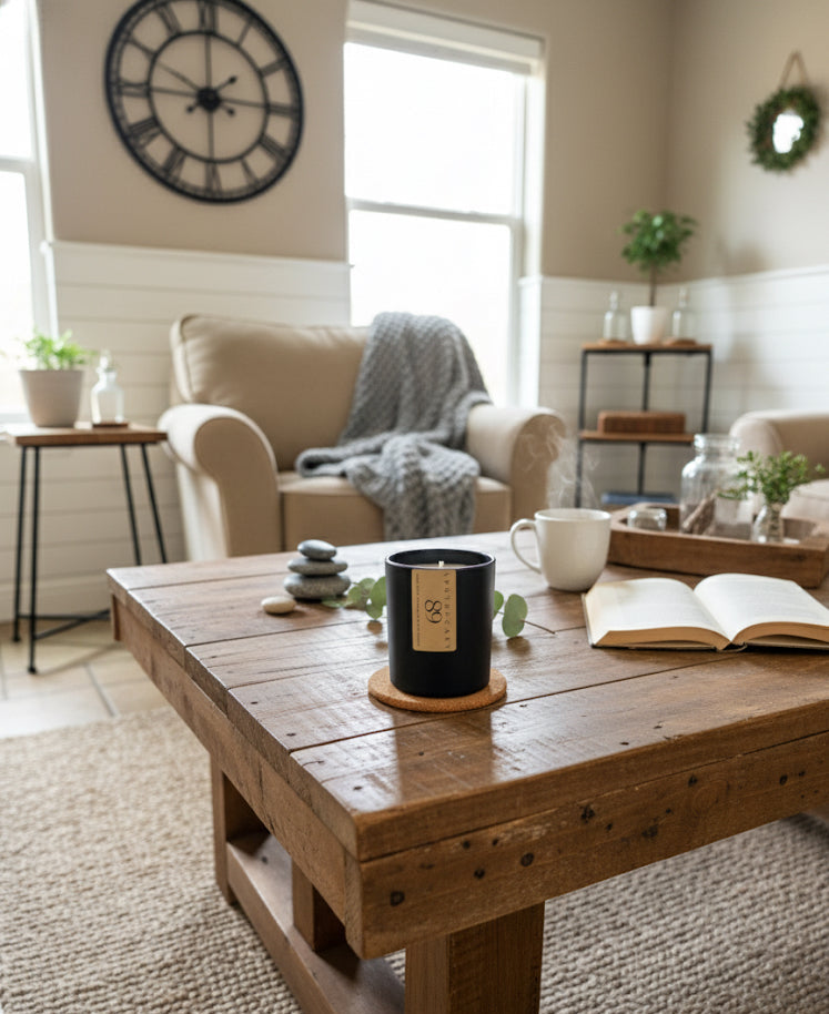 Orchid & Coconut Soy Candle: Luxury Scented Candle for Relaxation