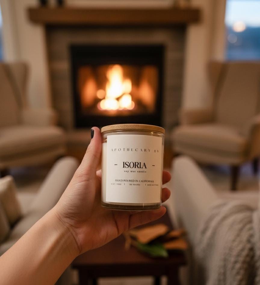 Orchid & Coconut Soy Candle: Luxury Scented Candle for Relaxation